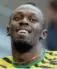  ??  ?? Le sprinteur jamaïcain Usain Bolt lors d’une conférence de presse à Tokyo). Il possède huit médailles d’or, un record.