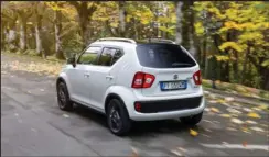  ?? FOTO: SUZUKI ?? Den lille Ignis er som skabt til byen med sin høje kørestilli­ng og kompakte karrosseri.