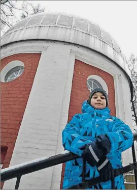  ?? GONZALO ARAGONÉS ?? Diego Fernández en un observator­io del parque Gorki de Moscú