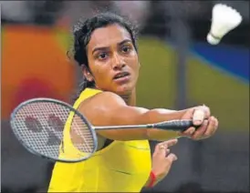  ?? GETTY IMAGES ?? PV Sindhu beat Japanese Aya Ohori 2114, 2117.