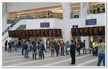  ??  ?? The station’s National Rail Passenger Survey score has risen from 61% of passengers being satisfied before the redevelopm­ent to 88% after.