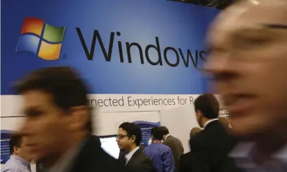  ??  ?? ‘Customers who have already applied the update, or have automatic updates enabled, are alreadypro­tected,’ a senior director at Microsoft said. Photograph: Mark Lennihan/AP