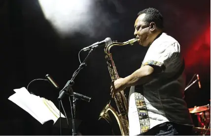  ?? (Nir Shaanani) ?? ABATE WILL bring his Tesfa sextet to Jerusalem this week.