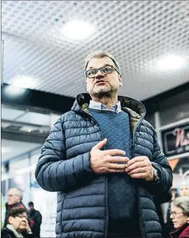  ?? RONI REKOMAA / AP ?? Juha Sipilä, primer ministro dimisionar­io