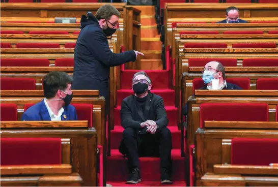  ?? EFE ?? Imagen de la sesión de la Diputación Permanente celebrada ayer en el Parlament