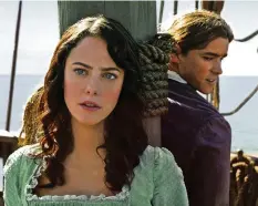  ??  ?? Carina (Kaya Scodelario) und Henry (Brenton Thwaites) im Stress.