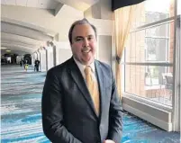  ?? STEVN LEMONGELLO/ORLANDO SENTINEL ?? Joe Gruters was elected chairman of the Florida Republican Party on Saturday at a meeting in Orlando.