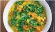  ?? Foto: dpa ?? So lecker kann ein Grünkohl Curry aus sehen.