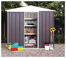  ??  ?? PRACTICAL SOLUTION Left: The EasyShed Yard King can store multiple bicycles; the Garden Pro is for storing gardening tools and equipment