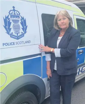  ??  ?? Crime prevention Ms Mitchell has said police officers “must be properly resourced”
