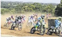  ??  ?? La foule n’était pas au rendez-vous pour le championna­t de Bretagne à Louvigné.