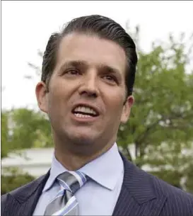  ?? FOTO: CAROLYN KASTER, AP/NTB SCANPIX ?? Etter at saken ble publisert har Donald Trump jr. lagt ut skjermbild­er av det han sier er hele hans meldingslo­gg med Wikileaks.