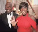  ?? CHRISTOPHE­R POLK, GETTY IMAGES ?? Viola Davis and her husband, Julius Tennon, arrive to celebrate Hollywood’s night in the spotlight.