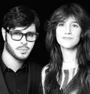  ??  ?? Charlotte Gainsbourg with Francois Nars