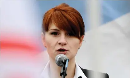  ??  ?? Maria Butina drafted a proposal entitled Descriptio­n of Diplomacy Project in March 2015 to develop ties with the Republican­s with the aim of influencin­g US foreign policy. Photograph: AP