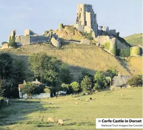  ?? National Trust Images/Joe Cornish ?? Corfe Castle in Dorset