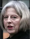  ??  ?? Accused: Theresa May