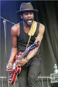  ?? PHOTO BY JOHN ATASHIAN ?? Guitarist and actor Gary Clark Jr. performs on stage.