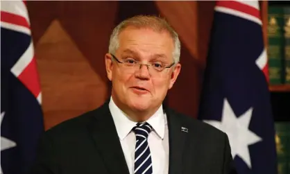  ??  ?? Australian prime minister Scott Morrison has apologised for taking leave during Australia’s fires crisis, after coming under sustained criticism. Photograph: Daniel Pockett/Getty Images