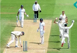  ?? GETTY IMAGES ?? Stumping storm: Bairstow’s divisive dismissal