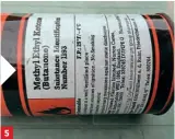  ??  ?? Butanone: used to bond plastic pipes!