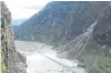  ?? PHOTO: DEPARTMENT OF CONSERVATI­ON ?? Bad weather . . . Footage from the Department of Conservati­on webcam shows the extent of the damage at Fox Glacier.