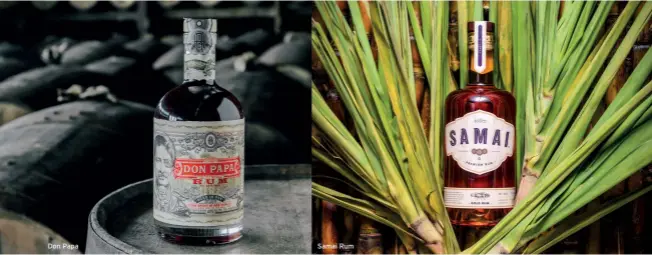  ??  ?? Don Papa Samai Rum