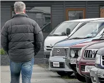  ?? JOHN HAWKINS/ STUFF ?? The Motor Trade Associatio­n says the axing of the ‘‘vehicle risk rating’’ scheme’s incentive to buy safer cars leaves a hole that needs to be filled.