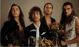  ??  ?? Greta Van Fleet: ‘If you drop flaming nitrous in someone’s lap, I think they’ll notice.’ Photograph: Alysse Gafkjen/©Alysse Gafkjen 2020