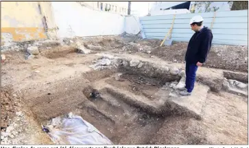  ?? (Photo Frank Muller) ?? Une dizaine de corps ont été découverts par l’archéologu­e Patrick Digelmann.