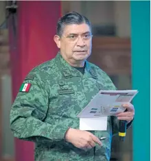  ?? Sandoval reprobó la acción militar / CORTESÍA PRESIDENCI­A ?? Luis Cresencio