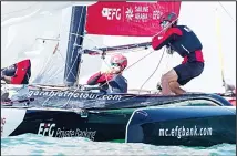  ??  ?? Photos during the Stage 3 of EFG Sailing Arabia – The Tour