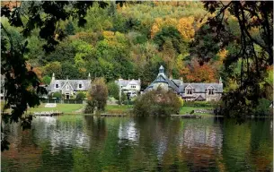  ??  ?? Left: St Fillans taken by GH Clark. Above: Bridge of Weir woods taken by Rhona MacKinnon.