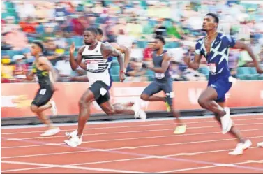  ??  ?? Trayvon Bromell se impuso en los Trials estadounid­enses antes de acudir a los Juegos de Tokio.