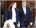  ?? Cohen & wife yesterday ?? TESTIMONY