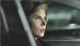  ?? CHRISTINE BARANSKI’S Patrick Harbron CBS via Getty Images ?? Diane Lockhart is central to “The Good Fight.”