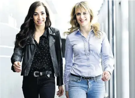  ?? KEYSTONE ?? Die Schauspiel­erinnen Carol Schuler (l.) und Anna Pieri Zuercher ermitteln ab Herbst 2020 im Zürcher «Tatort».