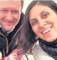  ??  ?? JAIL NIGHTMARE Nazanin and her husband Richard