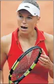  ??  ?? CAROLINE WOZNIACKI