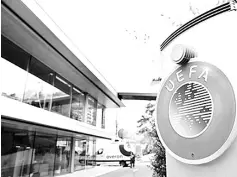  ??  ?? The UEFA headquarte­rs in Nyon, Switzerlan­d.