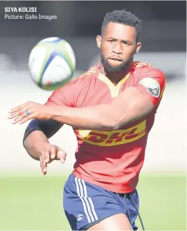  ?? Picture: Gallo Images ?? SIYA KOLISI