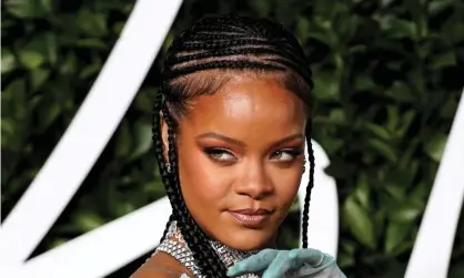  ??  ?? Rihanna has previously apologised for using a song sample with Islamic text in a Fenty fashion show. Photograph: Will Oliver/EPA