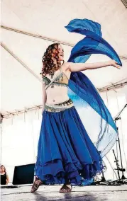  ?? [PHOTO PROVIDED] ?? Students from Aalim Bellydance Academy will perform Monday at the Paseo Arts Festival.