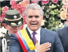  ?? ?? El presidente de Colombia, Iván Duque Márquez.