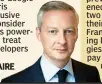  ??  ?? Mr Le Maire has previously threatened to tax the two firms based on their sales in France, denouncing he legal strategies they use to pay taxes at lower rates in other EU countries.