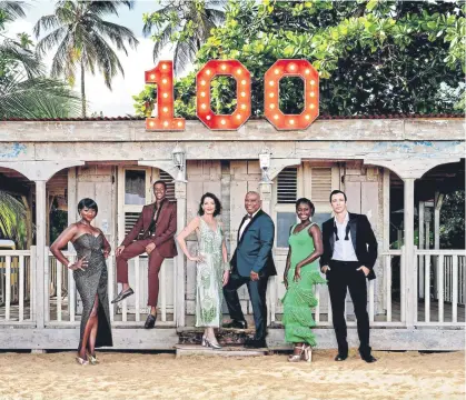  ?? ?? 100 NOT OUT: Cast members Ginny Holder, Tahj Miles, Elizabeth Bourgine, Don Warrington, Shantol Jackson and Ralf Little.