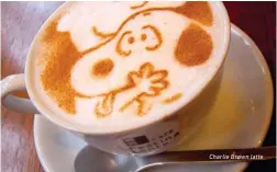  ??  ?? Charlie Brown latte