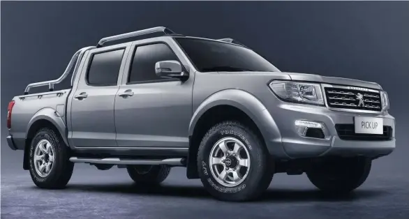  ??  ?? Neither the boxy styling nor the name are the most imaginitiv­e. The Pick Up is headed here only in 2021.