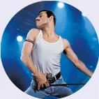  ??  ?? Rami Malek in Bohemian Rhapsody.