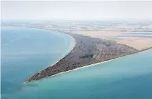  ?? DAN JANISSE ?? An aerial view of the Point Pelee National Park in 2007.